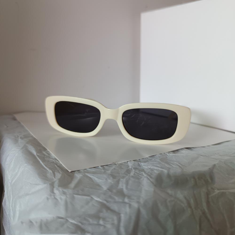 Children Sun Glasses Narrow Square Frame Catwalk Style UV Protection Fashionable Unisex Kids