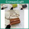 Trendige Retro Lässige Umhängetasche Stilvolle Herbstkollektion Einzigartiges Design Quadratische Tasche