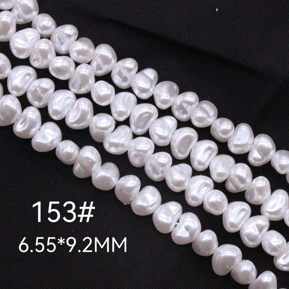 4.5-7.9mm Imitation pearl Irregular Shape Baroque Style Semi-Finished Beads ABS Irregular Pearls Earrings Making