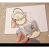 New bow diamond soft sole cute princess sandals for girls