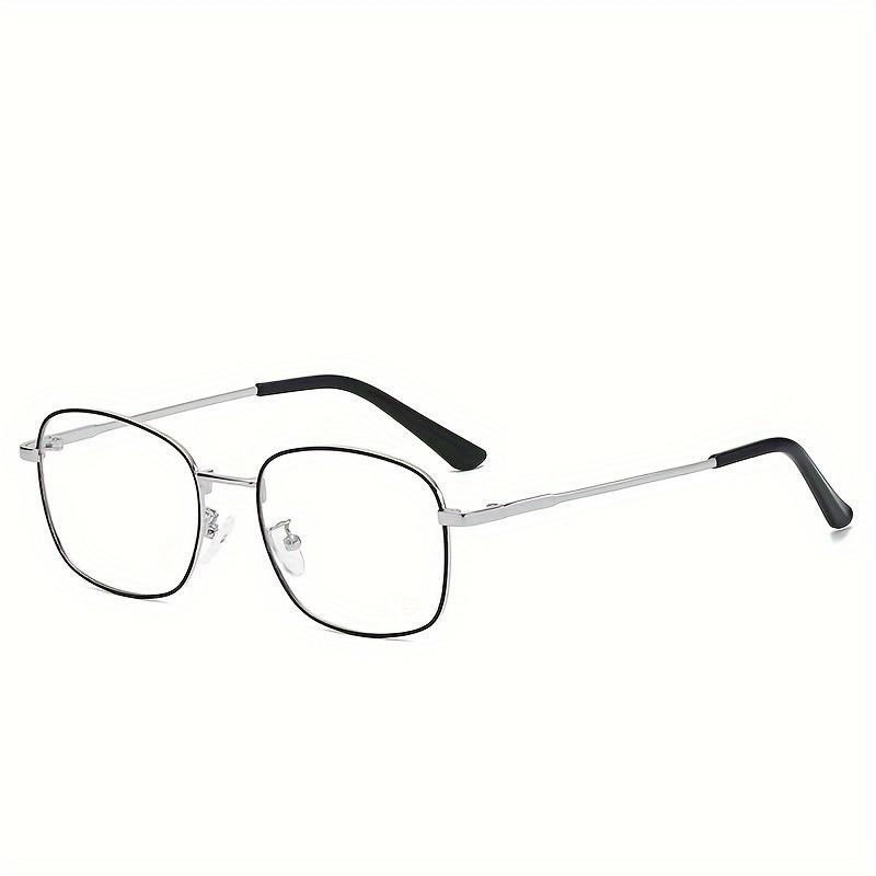 

1 Pair Of New Ins Style Metal Eyeglass Frames Fashion Eyeglasses For Men And Women Automatic Color Change Anti-Blue Light