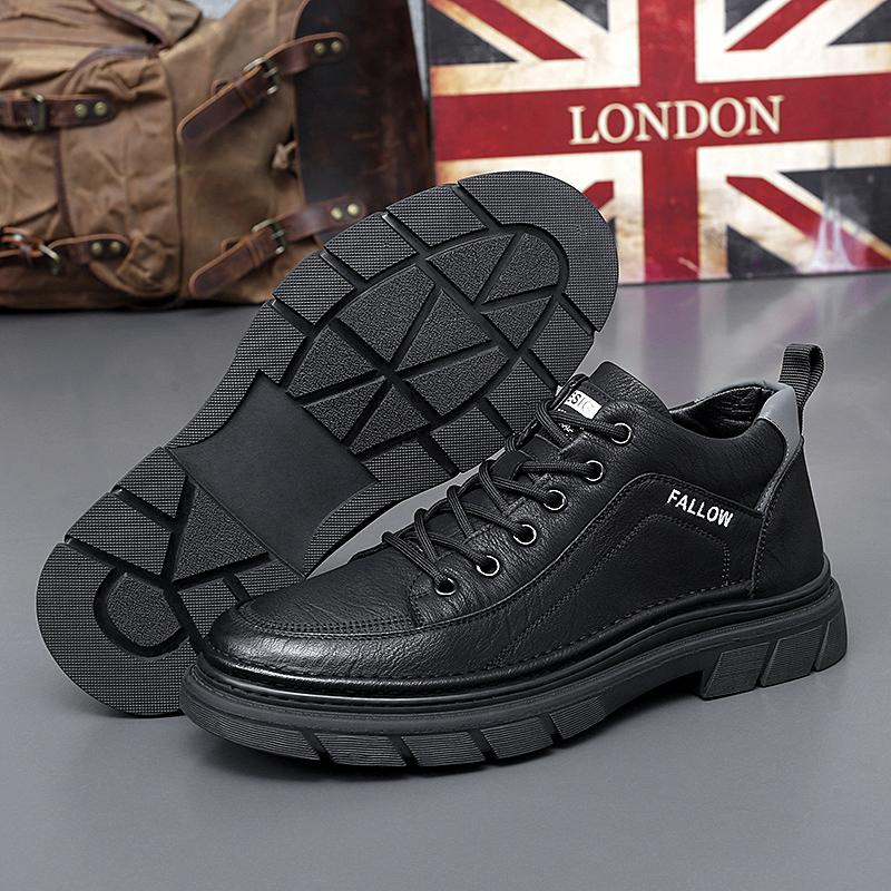 WAERTA Herrskor i läder snörning utomhusmode Casual Helt nya italienska Mjuka Herr oxfords Handgjorda Mockasiner Zapatos Hombre