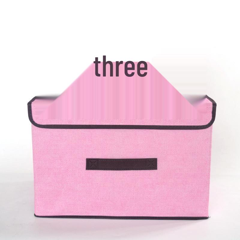 Large Foldable Non-Woven Fabric Storage Organizer Box for Toys and Clothes