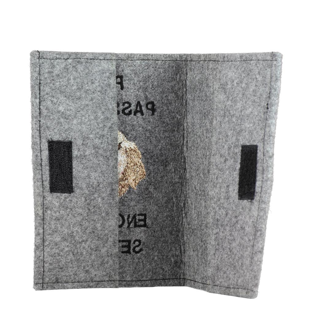 English setter, Lawerack, Laverack - Dog passport case, document case, gift for the traveller from the Art-Dog brand