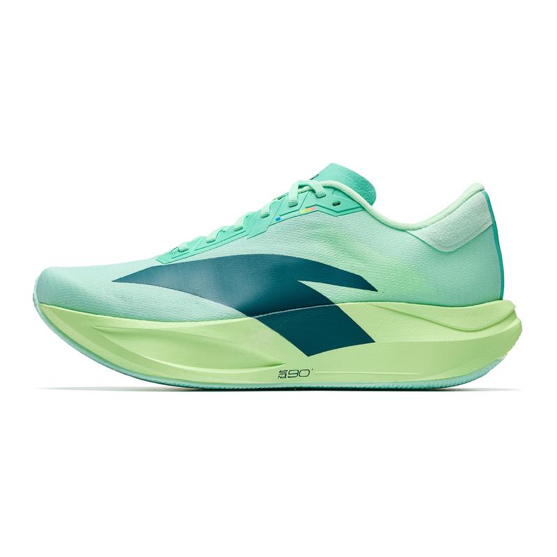 ANTA Zone 2 Fréquence Cardiaque 90 Chaussures de Course Homme Basse Fluorescent 42 blue