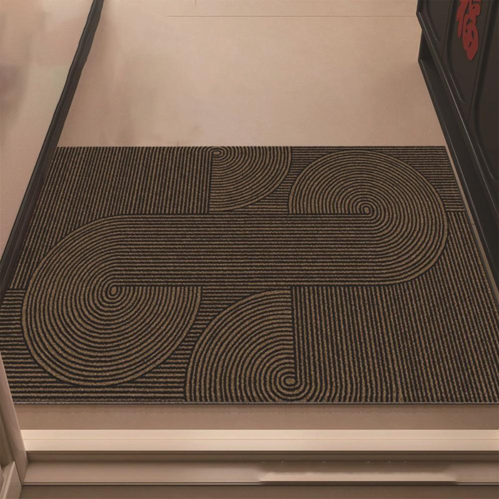 Waterproof Welcome Door Mats Geometric Wave Pattern Floor Mat Bath Mat Door Rug  Garden