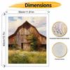 Digital oil painting kits for rustic barn and wildflower meadow are ideal for professional art purposes and home wall decoration.