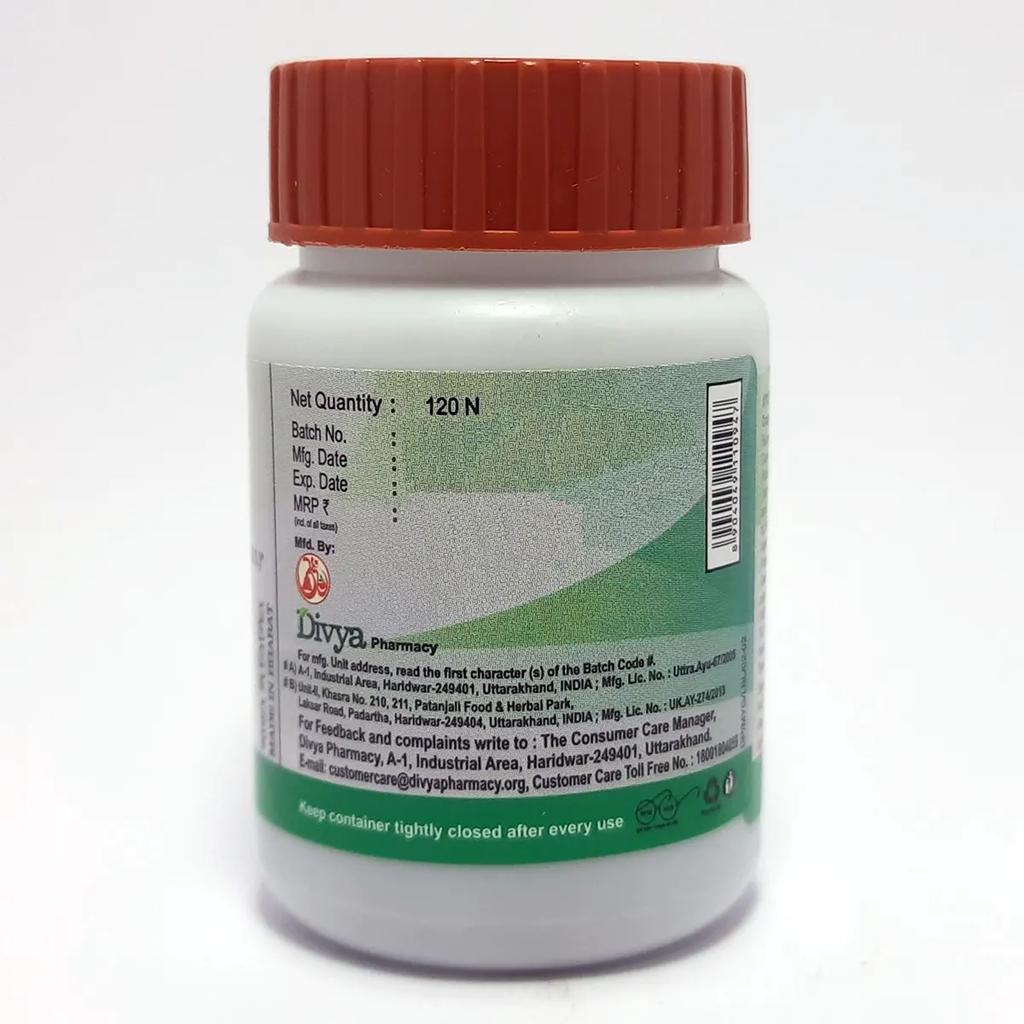 Patanjali Divya Mahayograj Guggul 120 N, With Sounth , Choti Pippal , Chavya , Piplamool, | 40gm