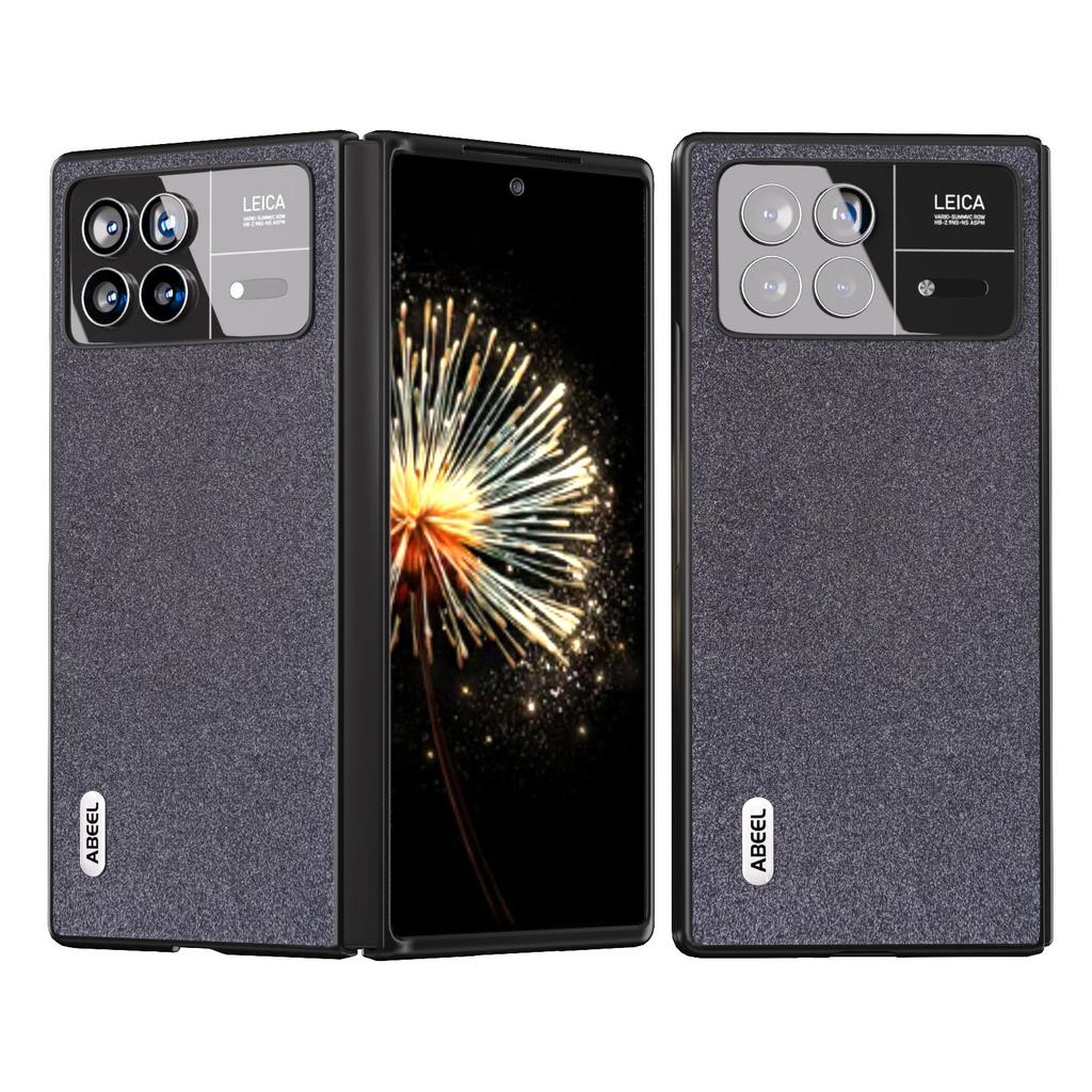 ABEEL For Xiaomi Mix Fold 3 5G Glitter Phone Case PU Leather+PC Shockproof Protective Cover