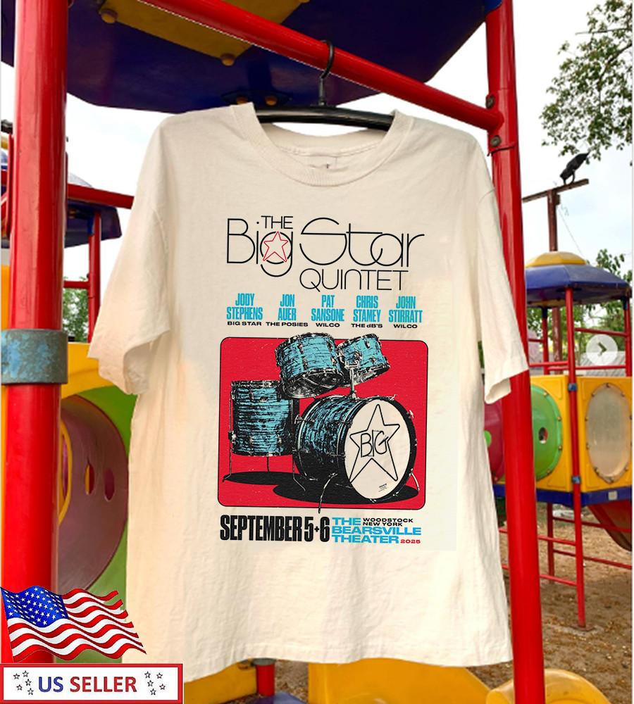 

The Big Star Quintet Tour Cotton T Shirt Full Size S-5XL Unisex T-Shirt L