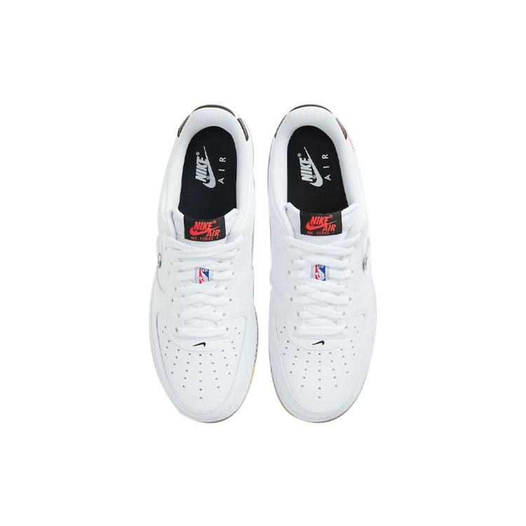 Nike x NBA Air Force 1 '07 LV8 'White Bright Crimson' Men's CT2298-101