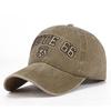 Fashion Washed Cotton Baseball Caps for Men Women Retro Letter Embroidery Hip Hop Hats Outdoor Sports Sunscreen Snapback Sun Hat