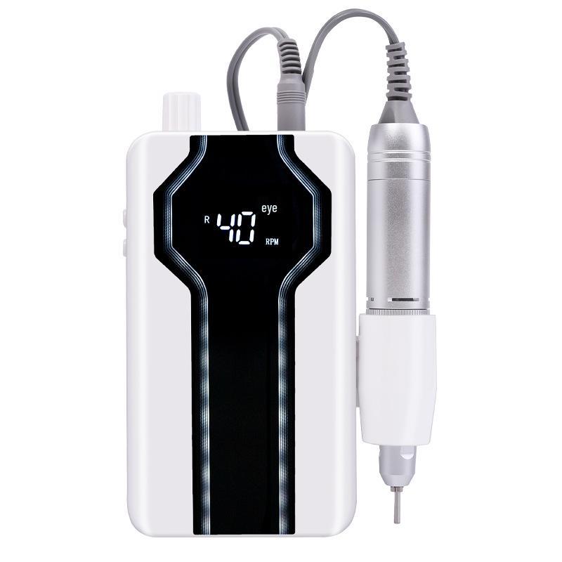 

High-Speed 40,000 RPM Nail Polishing & Remover Machine – Non-Heating Polisher білий