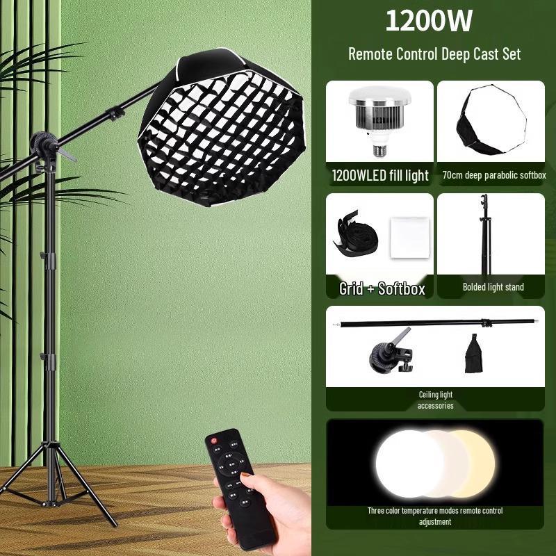 5070 Softbox Lighting Kit for Photography & Video Broadcasting: Indoor Portrait & Clothing Shooting