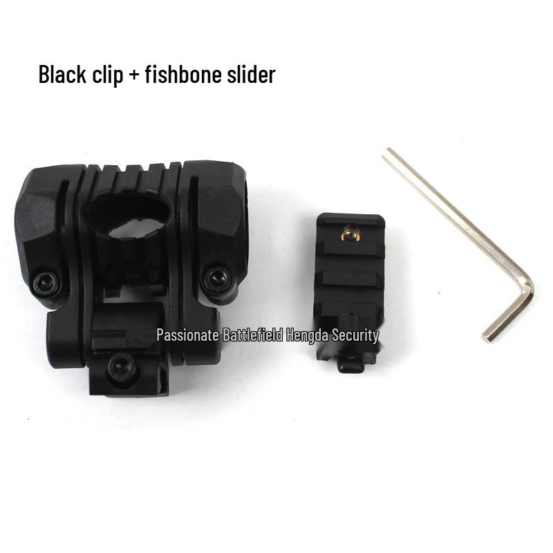 

Регулируемое крепление для фонарика на шлем 25 мм с направляющей типа рыбья кость