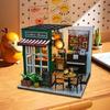 DIY 3D Puzzles Wooden Toy Miniature Dollhouse Handmade Doll House Model Building Kits Coffee House Toys For Children Gifts