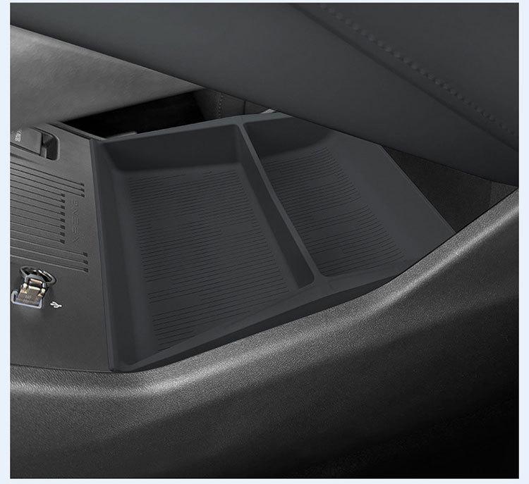 Silicone Mat Divider for Xiaopeng P7 Center Console Storage Box, Compatible with 25 Models, 2025 Accessories.