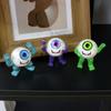 3pcs Realistic Halloween Eyeball Demon Figurine Scary Halloween Ornament  Holiday Party Supplies