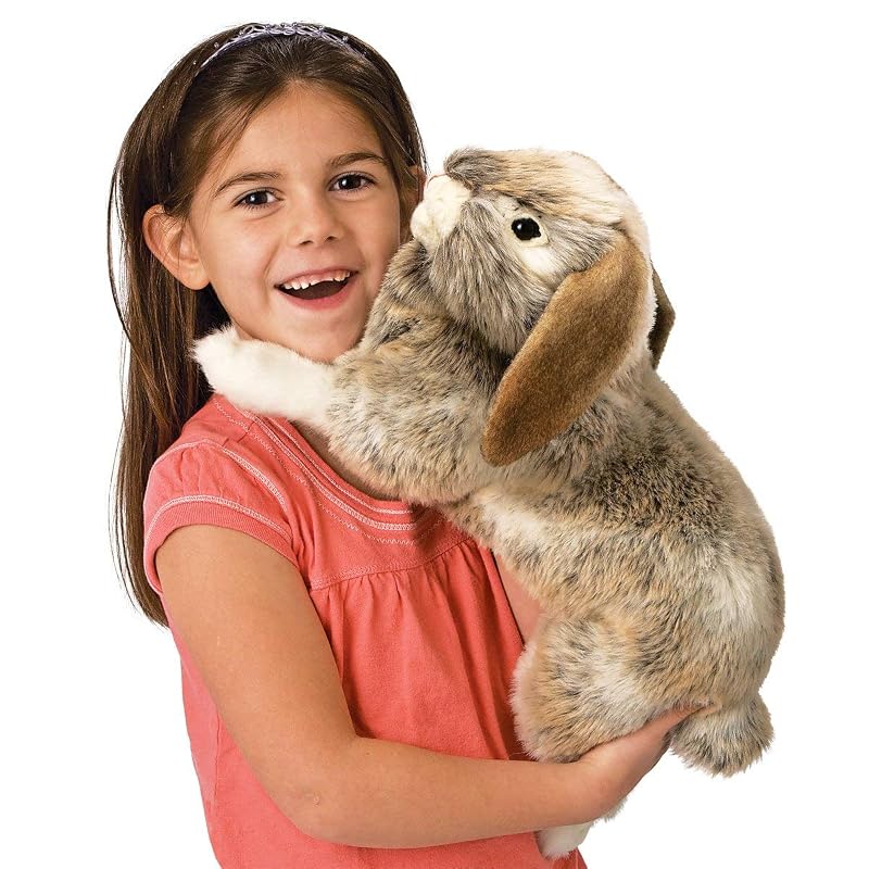 Holland Lop Rabbit Hand Puppet