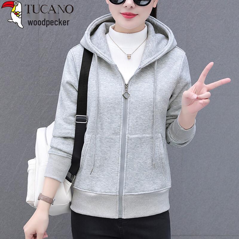 Women's Plush Lined Hooded Winter Jacket