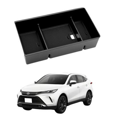 CORSA 80 Harrier Console Box Set Tray Center Console Storage Lid Side Additional Box Interior Small Item Organizer Smartphone Rubber Mat Black