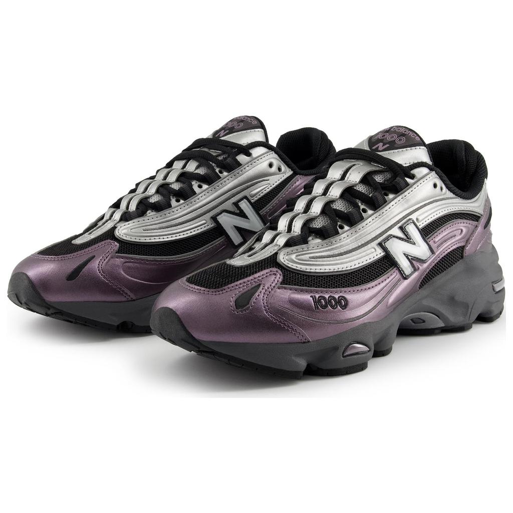 New Balance 1000 Dark Ice Wine Unisex Sneakers Silver Metallic-Silver Black M1000EGY