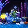 Aquarium Decoration Stone Blue Diamond Glass Beads Fluorescent Stone Crystal Stone Perfect for Fish Tank Landscape