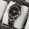 Y2K Alien Claw Iris Quartz Watch Alabaster Style Millennium Futuristic Women's Wristwatch
