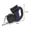 Retractable Lead Leash Double Tangle Dual Doggie 2 Dog 50 Pounds For Pet Dog