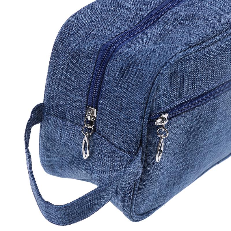 Women Men Cosmetic Canvas Case Makeup Bag Women Travel Waterproof Toilet Bags
