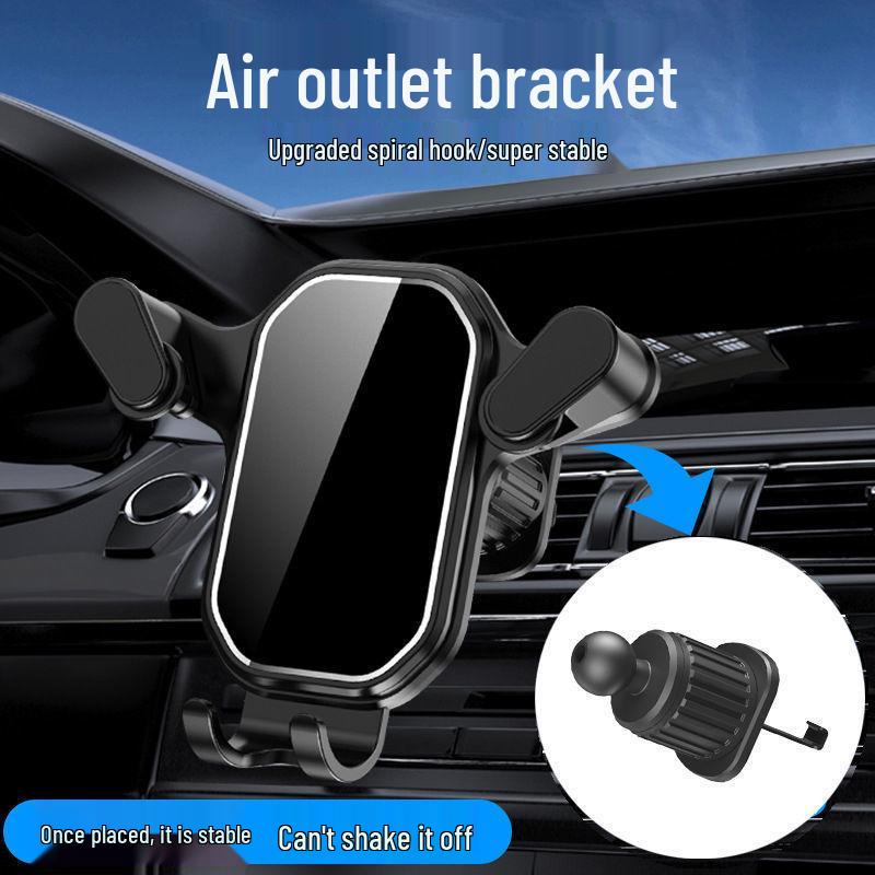 TikTok-Style Gravity Car Phone Holder for Air Vent with Logo