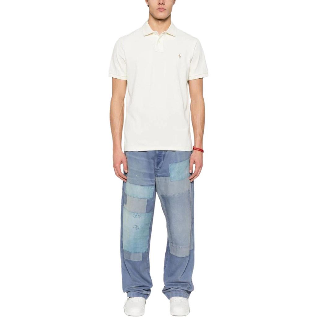 Polo Ralph Lauren Solid Color Polo Shirt Men tops White 710680784-372