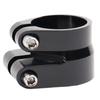 MORYTRADE Sadelklemme Dobbelt Type Sadelpindsklemme til Landevejs Carbon Cykler, Cykler, MTBs, Stel, 31.8/34.6mm