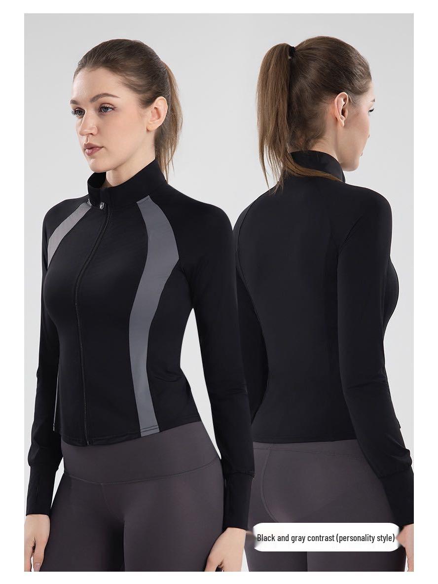 

Женская куртка для йоги 2025 из черного ледяного шелка с защитой от солнца - Легкая, прохладная, устойчивая к УФ-лучам летняя одежда для активного отдыха M (100-120 lbs)