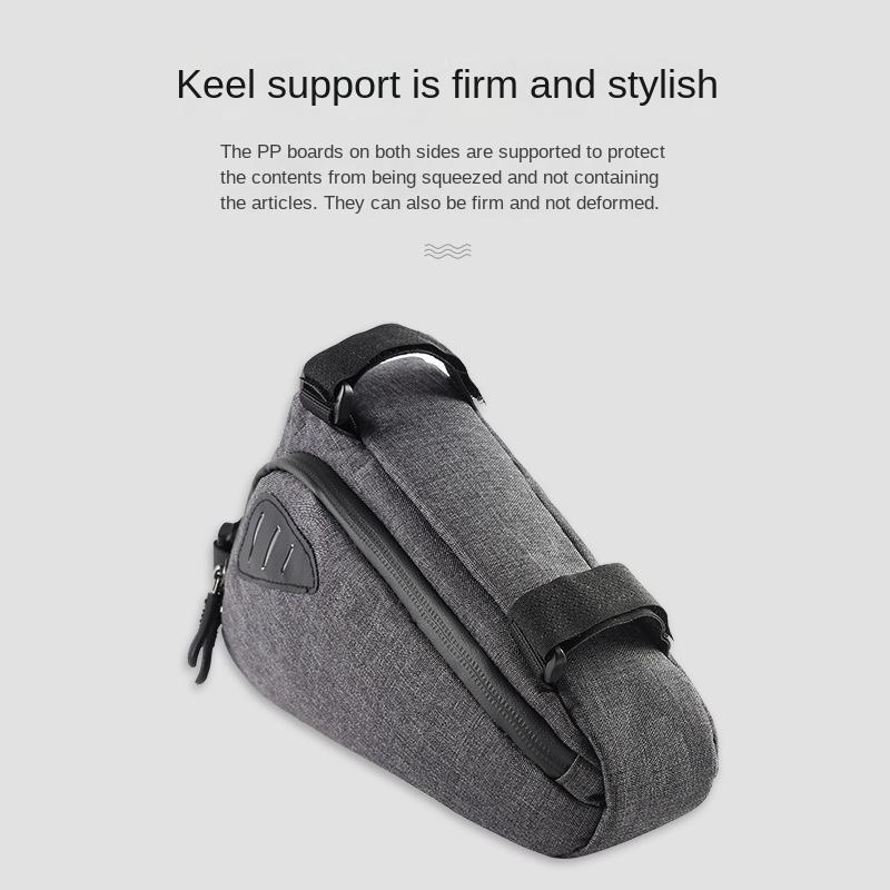 Waterproof Bike Bag Cycling Reflective Handlebar Triangle Bag Bicycle Top Tube Bag Tool Storage Pouch Stem Bag Bike Accessories