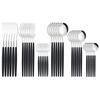 New 36Pcs Mint Gold Cutlery Set Western Silverware Stainless Steel Dinnerware Knife Fork Spoon Tableware Flatware Kitchen Wedding Accessories