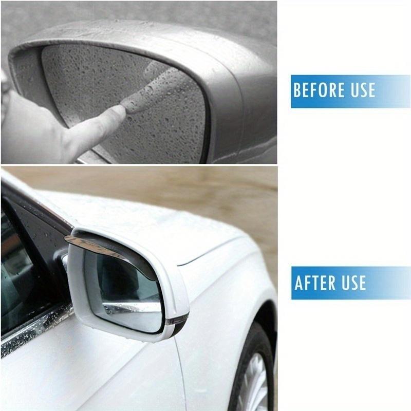 2PCS Car rain eyebrow, rearview mirror, rain eyebrow, windshield, rain plate, rain proof, rain and rain blocking