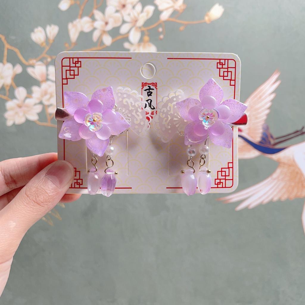 Han Dust Children Antique Headwear Girl 2025 New Hanfu Hair Accessories Chinese Style Princess Super Fairy Fringe Hairpin