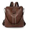 Retro Women's Backpack Large Capacity Commuter Backpack Multi-functional Foreign Portable Shoulder Bag