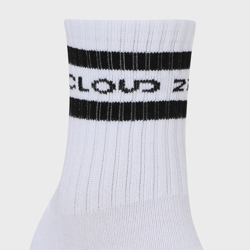 CLOUD ZERO 2S Crew Socks (2P) (0097056) CZFAF1SC903BG-WHITE