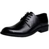 Business Formal Wear Men's Leather Shoes British Youth Trend Casual Men's Leather Shoes Black All-match