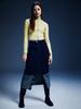 Renezmia Asymmetrical Denim Skirt _ Deep Blue