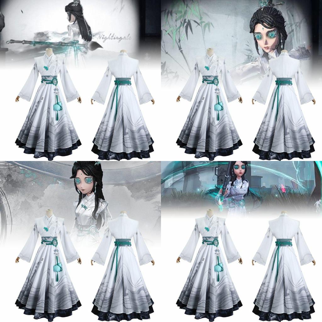 Elegant Vintage Inspired Identity V Antique Merchant Cosplay Outfit With Premium Polyester Materials