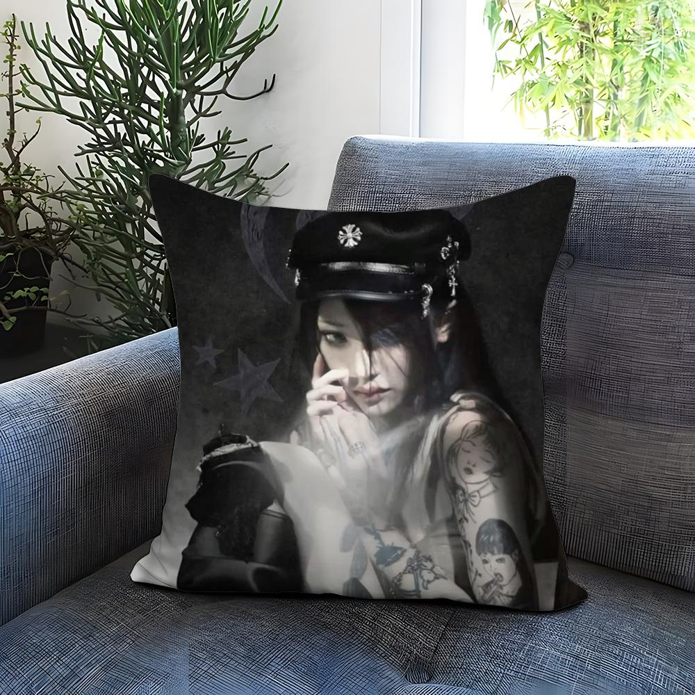 Y-Yeule Evangelisches Mädchen Kissenbezug Bequemer Wende-Kissenbezug Ideal für Auto Sofa Schlafzimmer & Darüber Hinaus