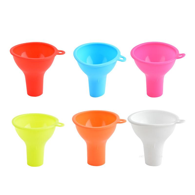 1 Pcs Silicone Funnel Large and Wide Diameter Multi-functional Funnel Pour Oil Milk Powder Beans Dispense Funnel Kitchen Gadgets