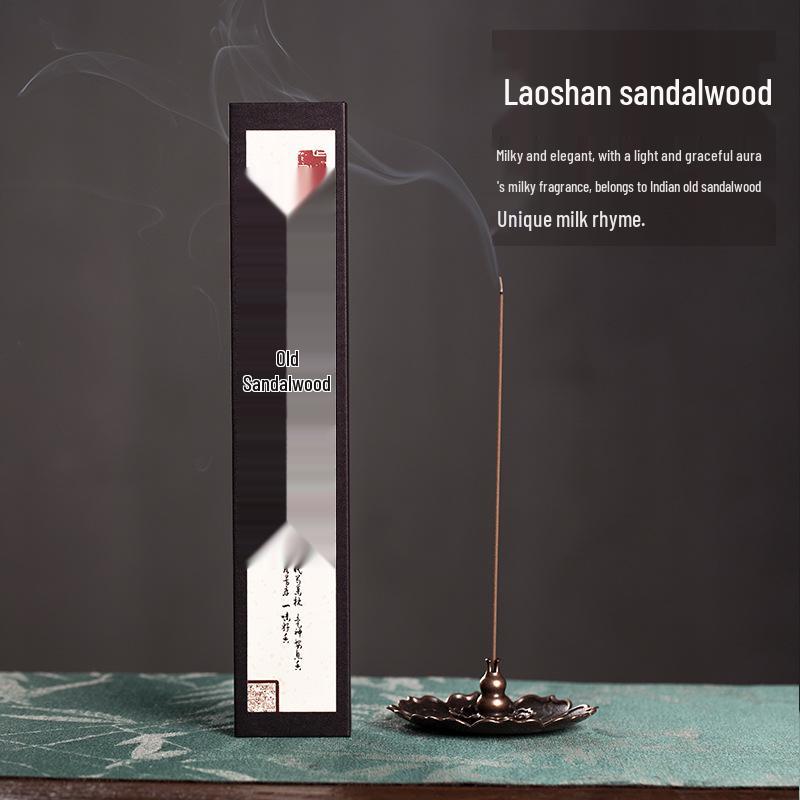 Old Mountain Sandalwood & Ambergris Aromatherapy Incense - Goose Pear, Agarwood for Yoga and Bedroom