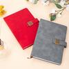 A5 PU Leather Multi-Color Flower Buckle Notebook - Business or Diary Use