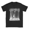 Radiohead Angel in de bossen T-shirts Heren Katoenen Vintage T-shirt Ronde Hals T-shirt Korte Mouw Tops Zomer