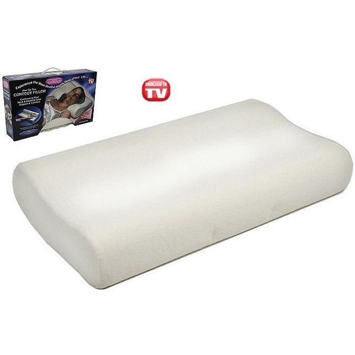 Oreiller Coussin Ergonomique - à Mémoire de for…