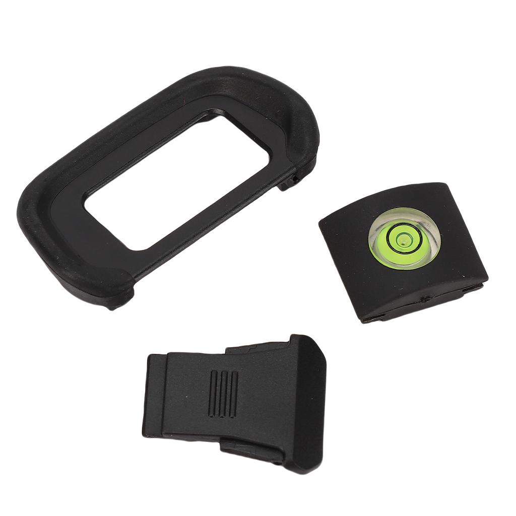 Camera Eyecup Level and Hot Shoe Cover Set Fit for R10 3 In 1 Camera Viewfinder Eyecup Bubble Level Hot Shoe Cap